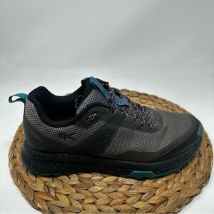KURU Atom Trail Running Shoes Jet Black Dark Teal Size 9.5 Women's